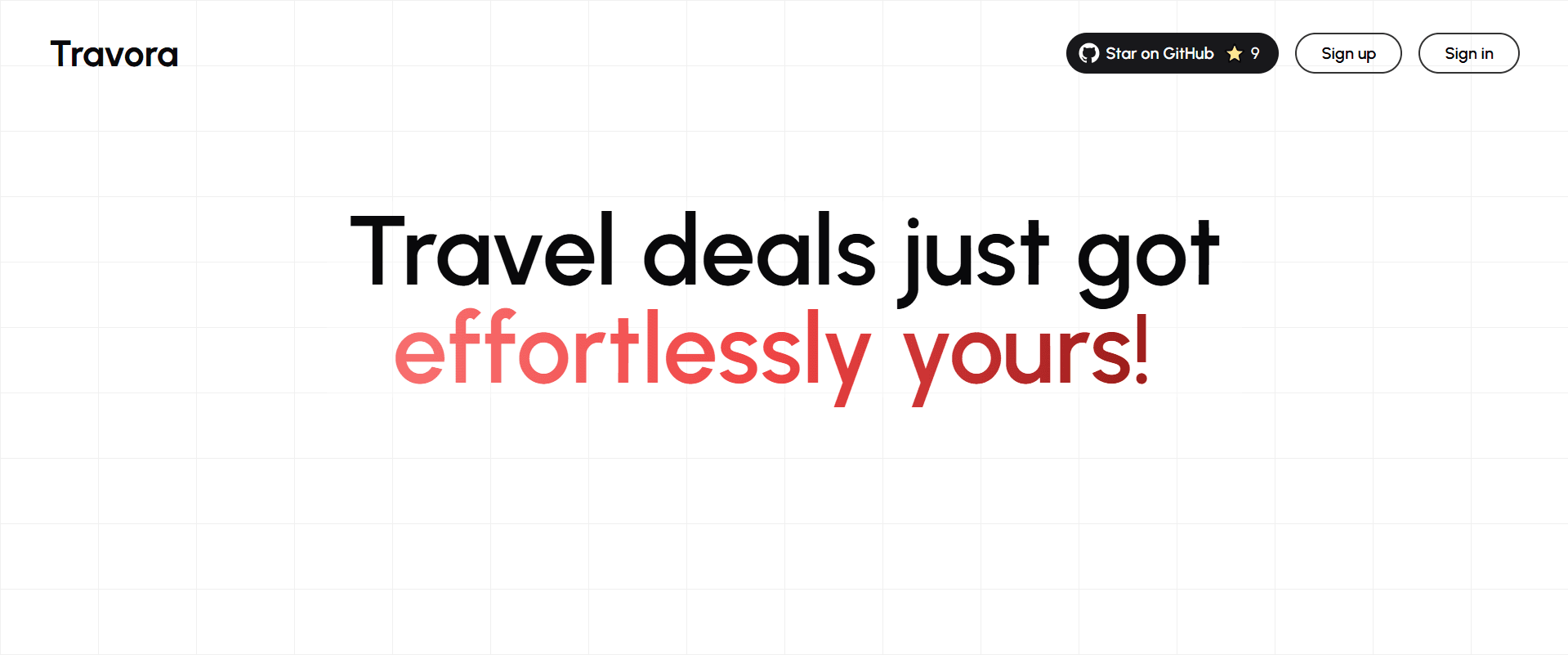 Travora - Travel Marketplace not found